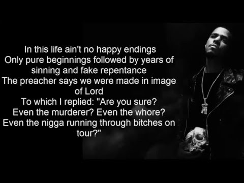 J Cole - Runaway Lyrics On Screen!!
