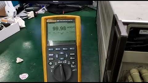 Fluke 5540B Direct Voltage Calibrator Repair and Calibration by Dynamics Circuit (S) Pte. Ltd.