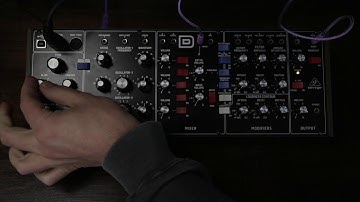 Making a Beat with the Behringer Model D