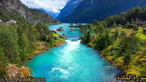 سورة المائدة للشيخ ماهر المعيقلي مع الطبيعة Surat Al Maidah Sheikh Maher Almuaiqly With Nature