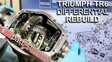 Triumph TR6 Differential rebuild - Part 1 - Dismantling and Assessing
