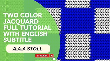 HOW TO MAKE TWO COLOR JACQUARD FULL TUTORIAL IN HINDI/URDU ( ENGLISH SUBTITLE)