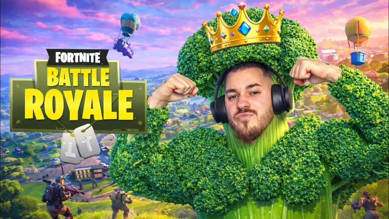 FORTNITE PERO SOY UN BROCOLI 