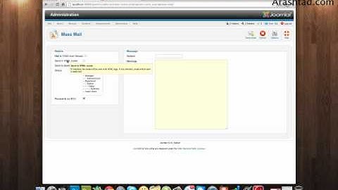 Lesson 20 - How to Send Mail to a Group of Users in Joomla!