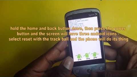 HTC Hero Hard Reset