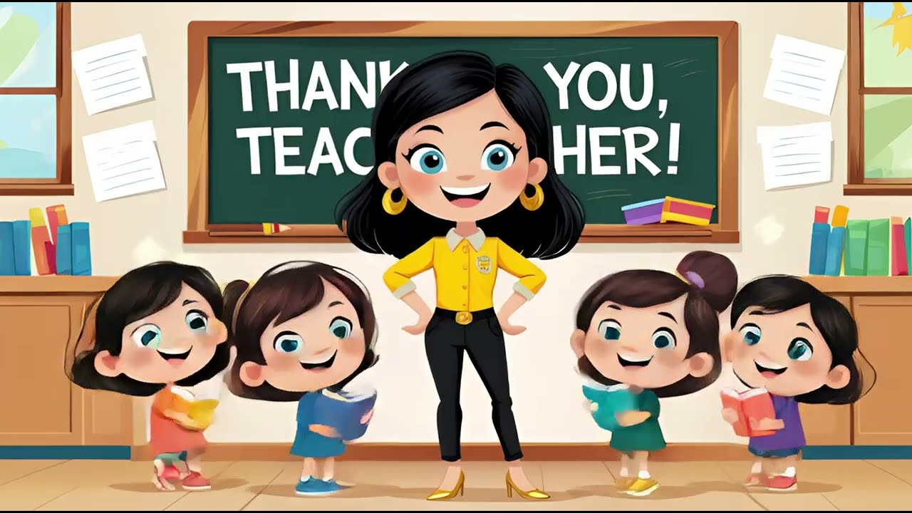 My Best Teacher | Thank You Song for Kids | Nursery Rhyme for Teachers Appreciation