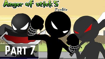 Anger of Stick 5 Zombie Gameplay Part 7 - Team of Stickman