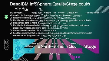 How IBM InfoSphere QualityStage could resolve Data Quality Issues