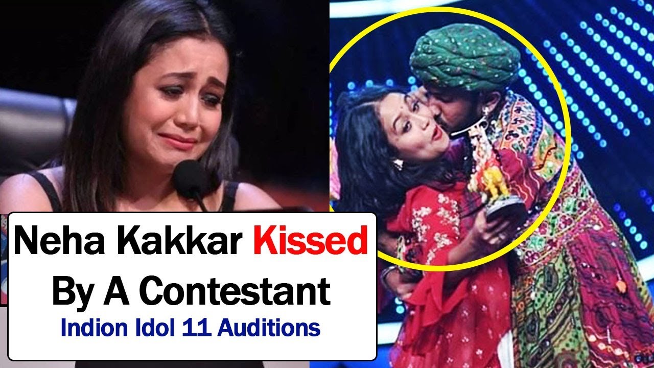 Neha Kakkar Kissed By Contestant In Indian Idol 11 Auditions Youtube 