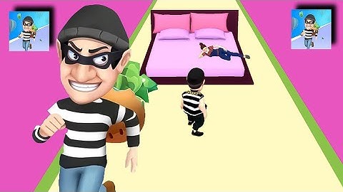 Thief and run 3d - Max All levels mobile game ios,Android trailer update gameplay walktrthough #1