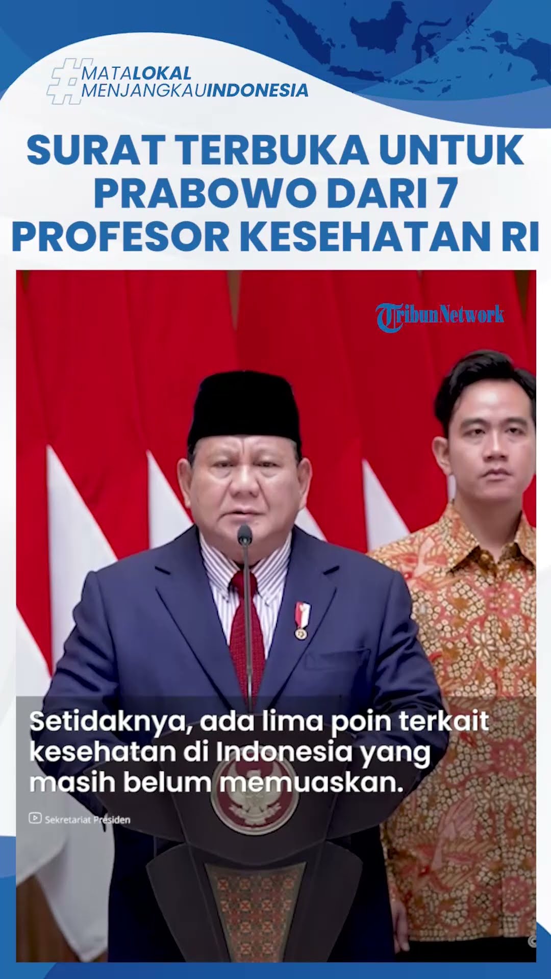 7 Profesor Kesehatan Kirim Surat Terbuka ke Presiden Prabowo, Sampaikan Isu Kesehatan yang Mendesak