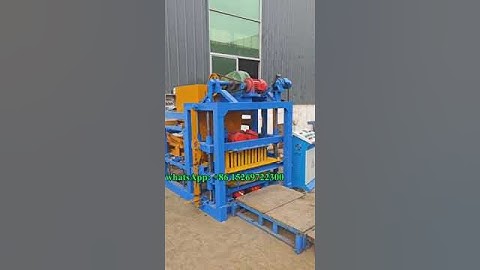small cement concrete pavement block making machine for doulbe T interlocking paver #pavers #machine