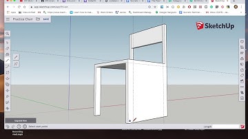 Simple Chair-How to build a simple chair in Sketchup