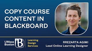 Copy Course Content in Blackboard