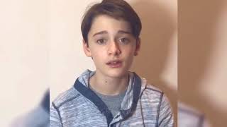 Noah Schnapp | Audition for The Goldfinch*