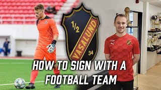 How to Sign a Football Contract - 4 Tips from my Career!