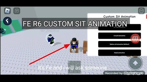 New Script Fe R6 Custom Sit Animation Arceus x/Fluxus/Delta Android 2023