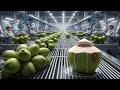 Inside a Modern Pure Coconut Water Processing Factory | Full Process
