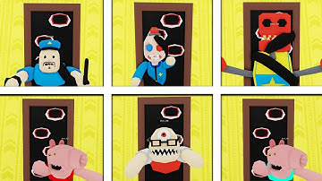 I FOUND ALL 5 NEW BACKROOMS MORPH LOCATIONS ! ROBLOX (DOOR OBBY MORPHS)