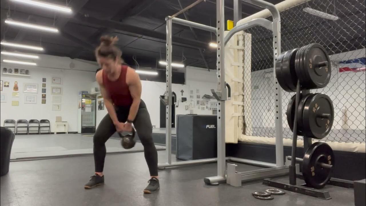 Russian Kettlebell Swing Demo YouTube