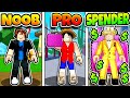 Roblox NOOB vs PRO vs ROBUX SPENDER in BLOX FRUITS