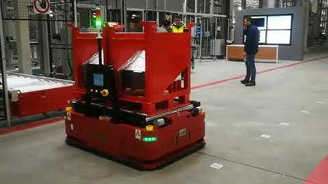 QR code Inertial Navigation AGV material handling solutions