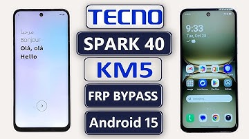 Tecno Spark 40 (KM5) Frp Unlock Android 15✅ Tecno Spark 40 Google Lock Bypass✅ Tecno KM5 Frp Bypass✅