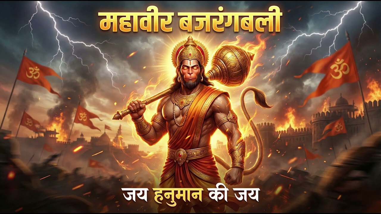 Powerful Hanuman Chalisa | HanuMan | Teja Sajja | Saicharan | Hanuman Jayanti Song | Jai Hanuman 32