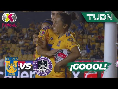 ¡LE PONEN UN BOMBÓN! Mayor la empuja para gol | Tigres 4-0 Mazatlán | AP2023 Liga Mx Femenil | TUDN