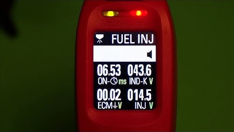 Fuel Injector Testing with Power Probe IV