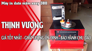 Máy in date mâm xoay 380