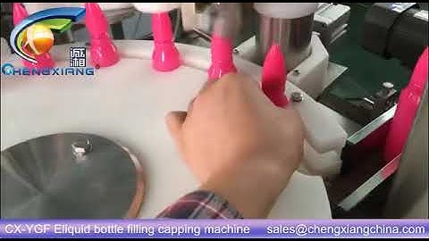 【CHENGXIANG】Automatic E Liquid chubby gorilla bottle filling capping machine