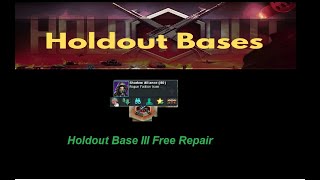 War Commander Holdout Base Iii Free Repair.