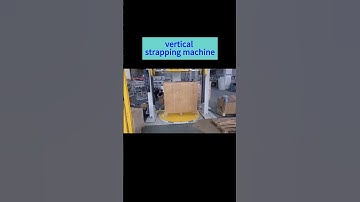 Automatic vertical strapping machine