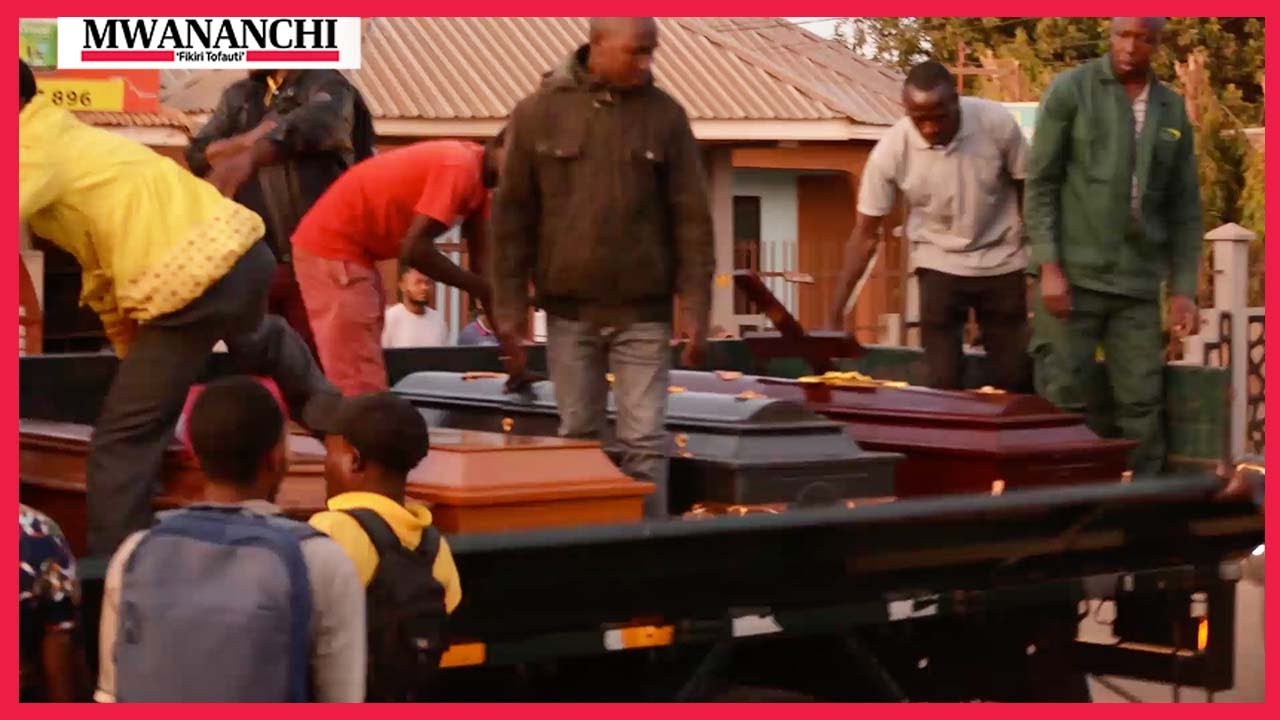 Miili ya wafanyakazi wa Tanesco waliofariki katika ajali ya gari Manyara yaagwa