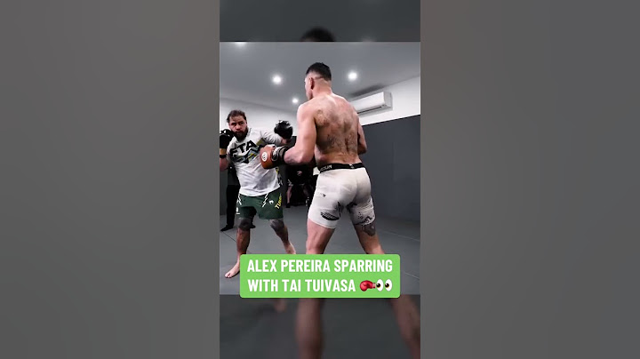 Pereira sparring with Tuivasa 💪 (via alexpoatanpereira/YT) #UFC303