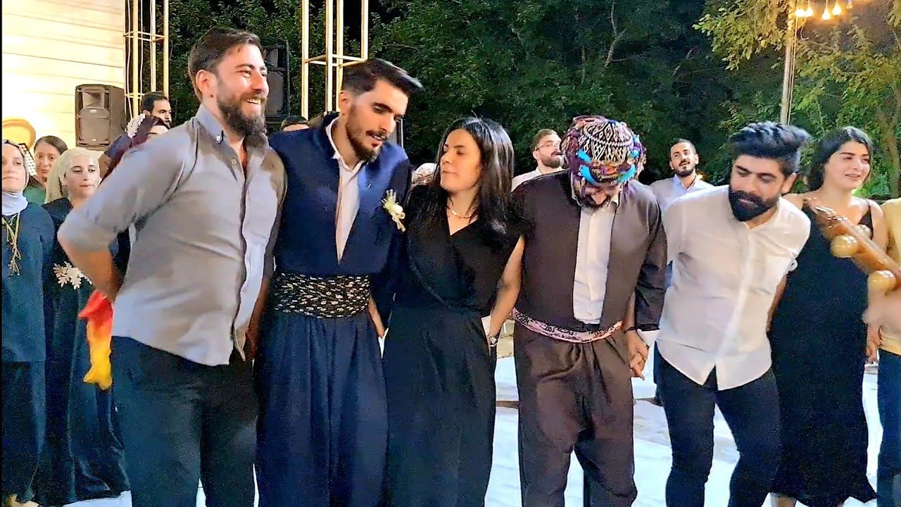 HELİM OMERİ Tekoşin&Baranın harika düğünü kemençe halay raks cida govend xurfani