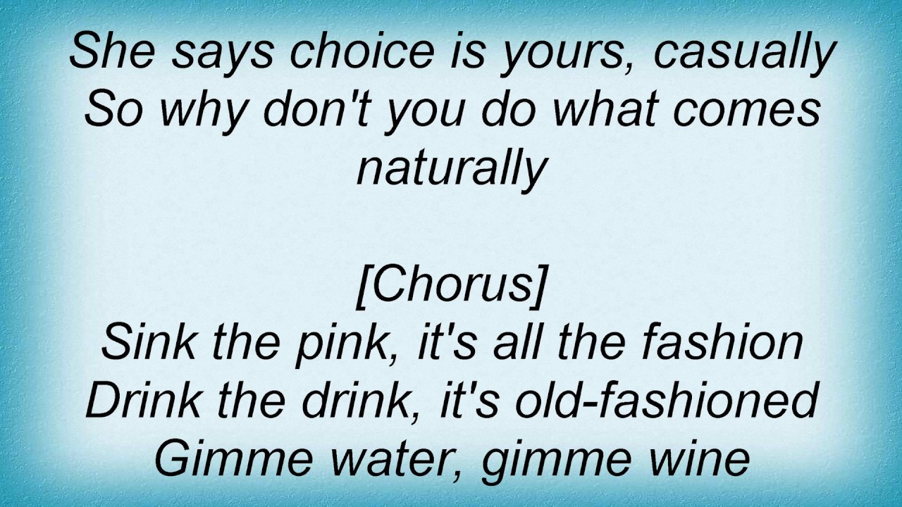 Ac Dc Sink The Pink Lyrics YouTube