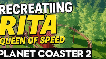 Recreating Rita, Queen of Speed in Planet Coaster 2! | Intamin Accelerator Coaster Build!