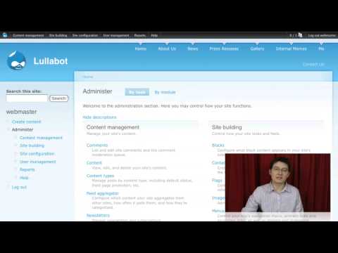 Summary of Administering Drupal