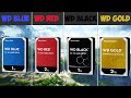 Wd blue vs wd red vs wd black vs wd gold d loading time comparison