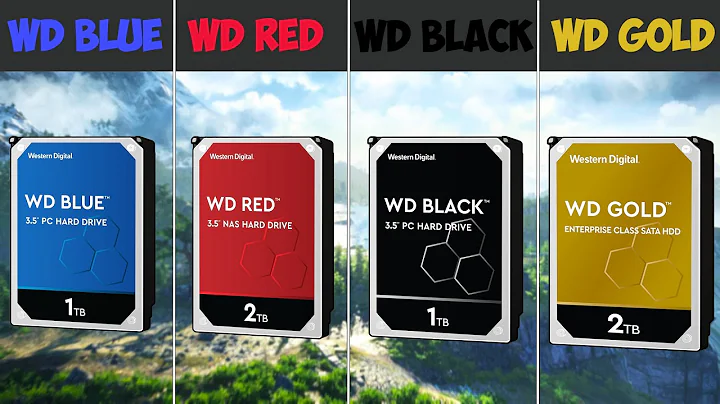 WD BLUE vs WD RED vs WD BLACK vs WD GOLD - HDD Loading Time Comparison