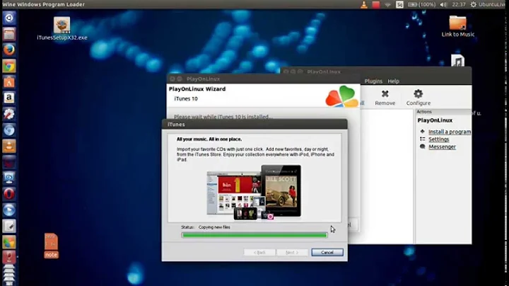 Install iTunes on Ubuntu