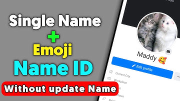How to make single emoji name fb id without update name || Single emoji name fb id || MISS TRICKER