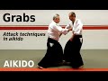 Aikido GRAB ATTACKS, kogeki, by Stefan Stenudd, 7 dan Aikikai shihan