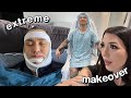 My Boyfriend Gets Plastic Surgery Vlog | Lipo, Chin Implant, Buccal Fat Removal + Final Reveal