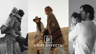 Drift Presets - Creative Motion Blur Effects For Lightroom By India Earl