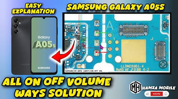 Samsung A05s/SM-A057 ON OFF VS Volume Keys Not Working problem Solution.Samsung A05s power strip Way