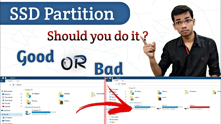 SSD Partition- Good OR Bad | Should you divide SSD? | HINDI