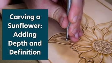 Carving a Sunflower: Adding Depth and Definition
